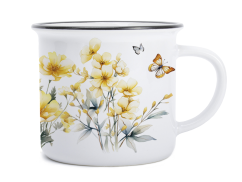 Hrnek - Žluté květy