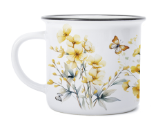 Hrnek - Žluté květy