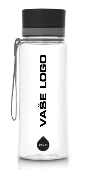 Equa lahev - Vaše logo - Barva: Růžová