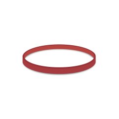Gumičky průměr 8 cm/šíře 4 mm/1 kg - červené