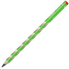 Ergonomická grafitová tužka pro praváky - STABILO EASYgraph zelená - 322/04-HB - Stupeň tvrdosti HB