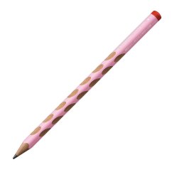 Ergonomická grafitová tužka pro praváky - STABILO EASYgraph pastelová růžová - 322/16-HB - Stupeň tvrdosti HB
