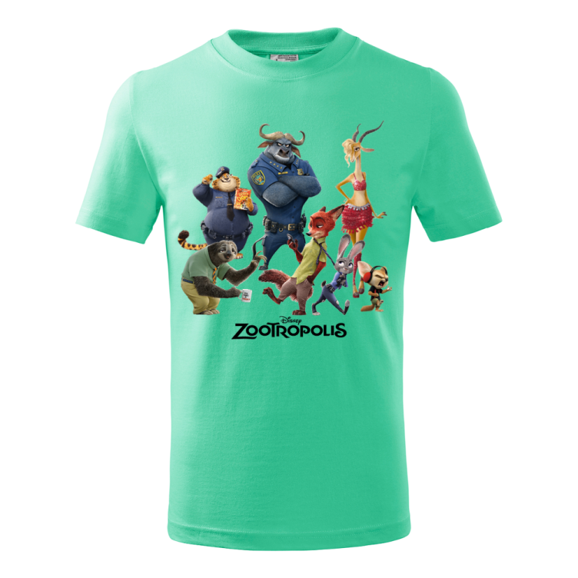 Tričko Zootropolis - dětské
