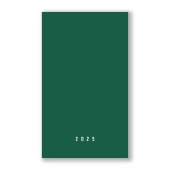 Diář týdenní - zelený 2025, 10 × 17 cm
