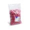 Gumičky průměr 8 cm/šíře 4 mm/1 kg - červené