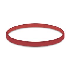 Gumičky průměr 10 cm/šíře 5 mm/1 kg - červené