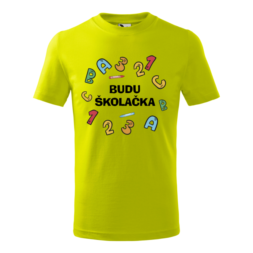 Tričko Budu školačka - dětské
