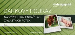 Dárkový poukaz  - foto kalendář A3
