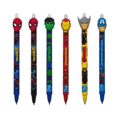 Gumovatelné pero - modrá náplň - MARVEL (Avengers)